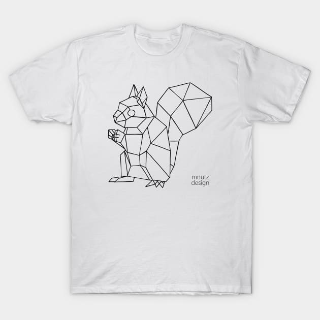 Origami Squirrel T-Shirt by mnutz